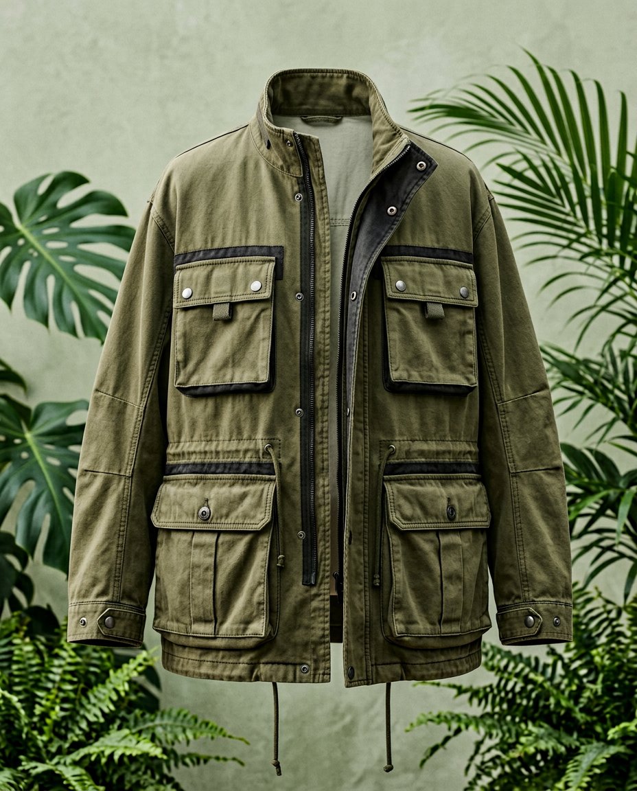 Oversized Cargo Jacket